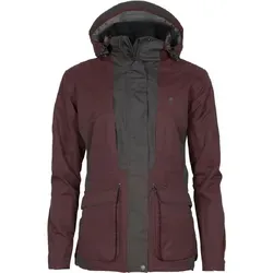 Pinewood 3183 Dog Sports 2.0 Damen Jacke Earth Plum/D.Anthracite (817) S - Rot - S