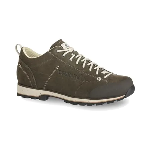 Dolomite - 54 Low Evo Freizeitschuhe - Robuste Wanderschuhe in Braun, EU 40 - Wanderschuhe aus Wildleder mit Vibram-Sohle, ideal für Reisen und Outdoor-Aktivitäten. Wiederbesohlbar, umweltfreundliches Innenmaterial aus recyceltem Polyester.