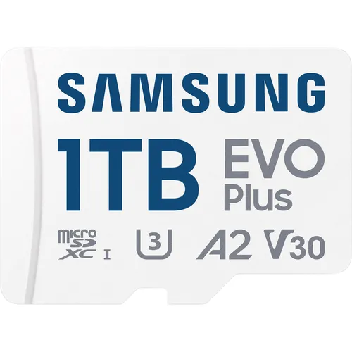 Samsung EVO Select (2024) microSD-Karte - 1 TB, UHS-I U3, 4K UHD, 160 MB/s Lesen, ideal für Smartphones und Tablets mit 6-fach Schutz für maximale Datensicherheit