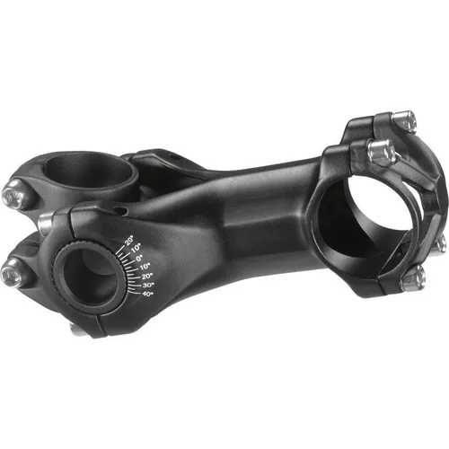 Humpert Ergotec Vorbaute, schwarz - Fahrradvorbauten, ergonomisch gestaltet für optimalen Fahrkomfort und Stabilität, ideal für ein verbessertes Fahrerlebnis.