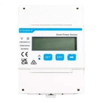 Huawei DTSU666-H Smart Power Sensor 250A/50mA - 3-phasiger Stromzähler für effizientes Energiemanagement - PV-Energiemanager mit präzisem 3-phasigen Stromzähler, ideal für Hybrid-Wechselrichter und zur Optimierung des Energieverbrauchs.