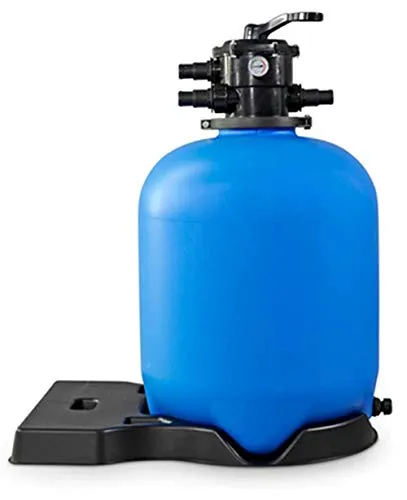Sandfilteranlage ECO mit Top-Mount-Ventil Ø400 mm - ohne Pumpe - Poolzubehör: Hochwertige Sandfilteranlage OKU Typ ECO mit 6-Wege-Top-Mount-Ventil für effektive Wasserfiltration, ideal für sauberes Poolwasser.