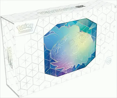 Pokémon-Sammelkartenspiel: Ultra-Premium-Kollektion Terapagos-ex - Legendäres Pokémon mit holografischer Promokarte, 18 Boosterpacks und umfangreichem Zubehör für Sammler