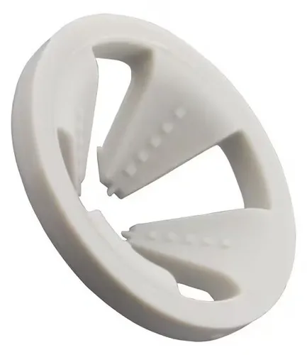 Wiska ZER 4-12 Zugentlastung Kunststoff Lichtgrau, 10 Stück - Praktische Lösung zur Zugentlastung in Kästen und Gehäusen, ideal für eine flexible Installation ohne Kabelverschraubung.