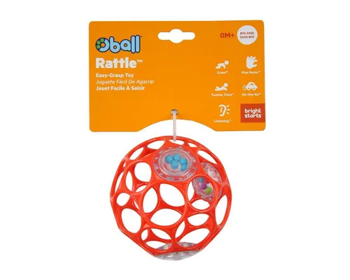 OBALL Greifspielzeug oball Babyspielzeug Rattle rot