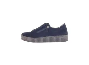 Gabor Damen Low-Top Sneaker - Sportliche Eleganz für jeden Anlass - Damen-Schnürhalbschuhe mit Best Fitting, aus hochwertigem Lackleder und bequemer TR-Sohle für optimalen Tragekomfort.