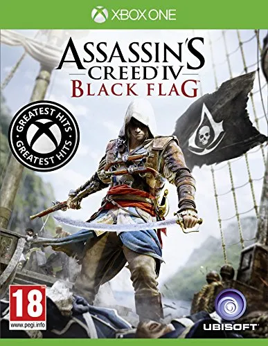 Assassin's Creed IV: Black Flag - Greatest Hits (Xbox One) - Action-Adventure Spiel für Xbox One, erlebe die Freiheit als Edward Kenway, ein charismatischer Pirat und Assassine in einer offenen Welt voller Abenteuer.