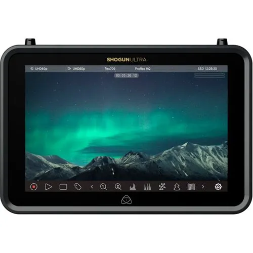 Atomos Shogun Ultra 7" HDR Monitor/Recorder - Computermonitore, 7" hochauflösender HDR Monitor/Recorder für professionelle Videoaufnahmen und -bearbeitung.