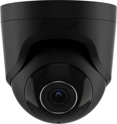 Ajax TurretCam 5 Mp - Verkabelte IP-Kamera - Überwachungskamera mit 5 Mp Auflösung (2880x1620 px) und 100°-110° Blickwinkel, ideal für umfassende Sicherheitsüberwachung.