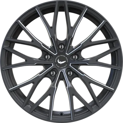 Barracuda Project 3.0 Felge 10x20" Schwarz Gloss Flashgold - Hochwertige Alufelge mit Flow-Forming-Technologie für optimale Leistung und Stil, ideal für sportliche Fahrzeuge.