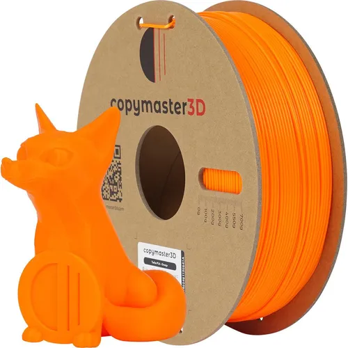 Copymaster3D Turbo PLA Filament for 3D Printer, 1.75 mm, Orange (PLA, 1.75 mm, Orange) (CM-TPLA-008-1-175)