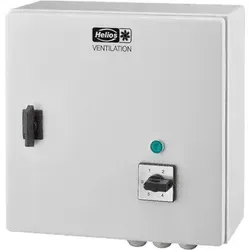 Helios RDS 4 Trafo-Drehzahlsteller - Lüftungstechnik mit Motorvollschutzeinrichtung, ideal für die präzise Steuerung von 3-Phasen-Ventilatoren.