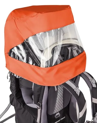 Vaude Sun Raincover Combination Shuttle - Regenhülle grau - Kinderkraxen, schützt zuverlässig vor Wind, Regen und Sonne – ideal für Outdoor-Abenteuer.