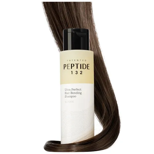 COSRX PEPTIDE 132 Haar-Bonding-Shampoo, 200ml – Intensivpflege für geschädigtes Haar - Shampoo für alle Haartypen, das geschädigtes Haar repariert und die Kopfhaut beruhigt. Mit der exklusiven PEPTIDE-132 Formel für stärkere Haarfaser und weniger Haarbruch.