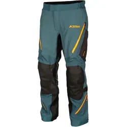 Klim Badlands Pro 2023 Motorrad Textilhose, grün-blau, Größe 32 für Männer