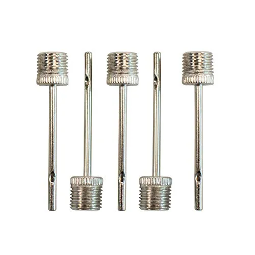TRIXES 5 X Ballpumpen-Nadeln für Fußbälle, Rugby-Bälle, Volleybälle, Netball-Bälle, Ventiladapter