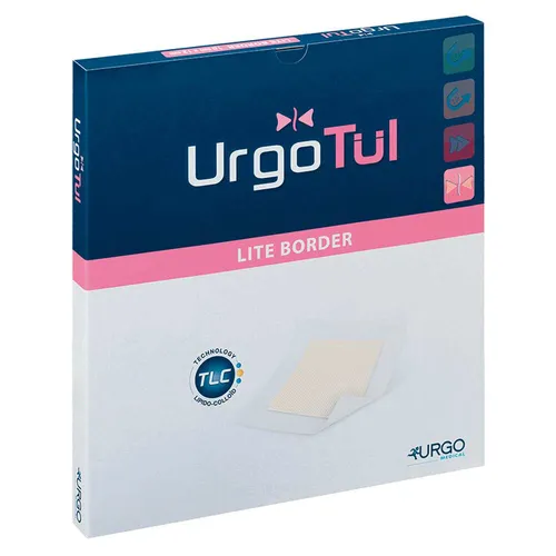 Urgotül Lite Border 15x20 cm Verband 5 St - Wundverband mit innovativer Technologie, ideal für die postoperative Wundversorgung und fördert eine schnelle Heilung.