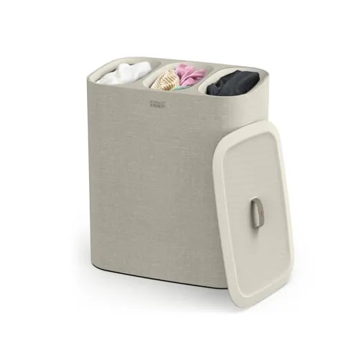 Joseph Joseph - Tota Trio Wäschekorb, 90 l, ecru