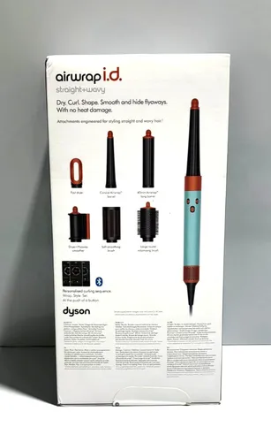 Dyson Airwrap i.d. (ceramic patina top) - Innovativer Lockenstab mit Bluetooth, stylt und trocknet ohne Hitze-Schäden für voluminöse Locken und Wellen