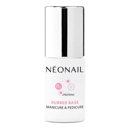 UV Nagellack 7,2 ml Rubber Base Manicure & Pedicure - Die Rubber Base für Maniküre & Pediküre bietet eine mitteldicke Konsistenz für einfaches Auftragen. Ideal zur Verstärkung brüchiger Nägel und für einen strahlenden Glanz, sowohl solo als auch unter farbigem Nagellack.