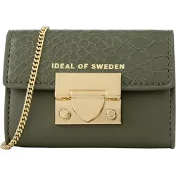 IDEAL OF SWEDEN Geldbörse Modell Liv Padlock - Grünes Schlangenmuster mit abnehmbarer Kette - Die elegante Geldbörse Modell Liv von Ideal of Sweden vereint Stil und Funktionalität. Mit ausreichend Platz für Karten und mehr sowie einer 105 cm langen abnehmbaren Kette ist sie der perfekte Begleiter für jeden Anlass.