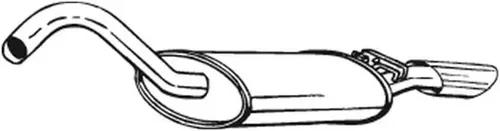 BOSAL Endschalldämpfer 105-119 für AUDI CABRIOLET B3 - Schalldämpfer & Resonatoren, hochwertiger Auspufftopf von BOSAL für optimale Geräuschdämpfung und perfekte Passform.
