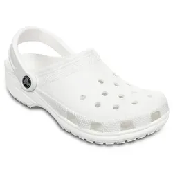 Crocs Classic Clog, 10001100 - Weiß - Clogs für Damen und Herren, leicht und wasserfreundlich. Das Croslite™-Material sorgt für perfekten Tragekomfort und individuelle Passform.
