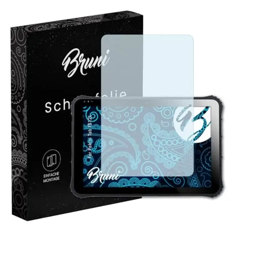 Bruni Schutzfolie kompatibel mit Pokini Tab FS12L Folie, glasklare Displayschutzfolie (2X)