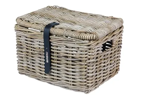 Basil Dax Front Basket One Size - Fahrradkorb in Braun, stilvolles Design und ideal für den täglichen Einkauf oder Ausflüge mit dem Fahrrad.