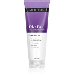 John Frieda Frizz Ease Wunder-Reparatur Shampoo 250 ml - Shampoo für geschädigtes, frizziges Haar mit Ceramiden - repariert sofort die Haaroberfläche und reduziert Frizz um 86% bei der ersten Anwendung.