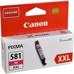 Canon Tinte 1996C001 CLI-581M XXL Magenta - Originalpatrone mit 11,7 ml, hohe Kapazität für brillante Ausdrucke und kompatibel mit Canon Pixma Druckern