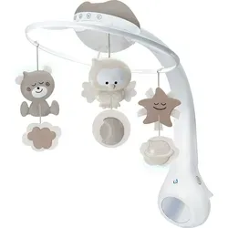 Infantino 3-in-1-Projektor-Musik-Mobile - Baby Mobiles: Vielseitiges Mobile mit Projektor, Musik und Weckermodus zur sanften Unterstützung beim Einschlafen und Aufwachen.