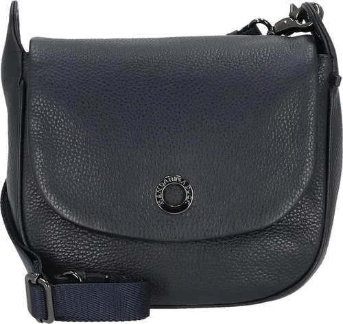 Mandarina Duck Mellow Leather Umhängetasche 23 cm - dress blue - Umhängetasche aus hochwertigem Kalbleder, ideal für stilbewusste Frauen. Leicht und geräumig mit 6L Volumen, perfekt für den Alltag.