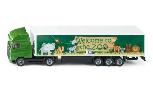 SIKU LKW Volvo FH4 KSZ Koffersattelzug Welcome to the Zoo 1627