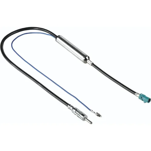 Hama Antennen-Adapter für Autoradio, Fakra/Z-Buchse auf DIN-Stecker - Car Hi-Fi und Zubehör, ermöglicht eine einfache Verbindung von Fakra-Antennen zu DIN-Radios für verbesserten Empfang.