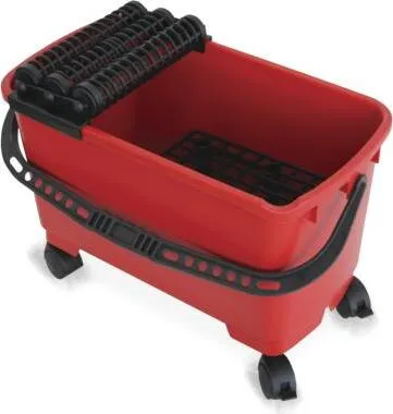 Rubi Rubiclean Triple Superpro (21995) - Robuster Fliesen-Eimer mit 24 l Fassungsvermögen, ausgestattet mit 3 effizienten Rollen und praktischem Tragegriff für müheloses Arbeiten. Ideal für den professionellen Einsatz.