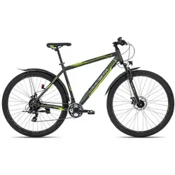 Ciclista Adventure 29 Disc All-Terrain-Bike 29 Zoll für Jugendliche - Robustes All-Terrain-Bike mit 29 Zoll Rädern, ideal für Schulweg und Offroad-Abenteuer. Ausgestattet mit Scheibenbremsen und 21-Gang Shimano Schaltung für zuverlässigen Fahrspaß.