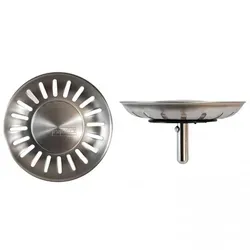 Franke 133.0049.669 Edelstahl Hydraulikzubehör - Zubehör für Küchenspülen, passend für Franke Spülen mit 3.5" Abflussöffnung, erhältlich in Chrom oder satiniertem Nickel für ein modernes Design.