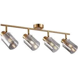 Italux SPL-5581-4-BRO-SG Spot-Deckenleuchte Sardo | 4x40W E14