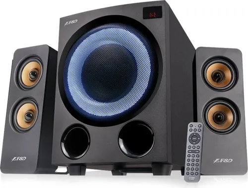 Fenda F & D F770X Lautsprecher - Aktive 2.1 Lautsprecher mit 76W Leistung und Bluetooth. Genießen Sie Kino-Feeling in Ihrem Wohnzimmer mit klarem Sound und praktischer Fernbedienung.