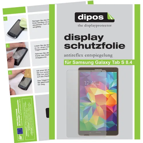 3x Schutzfolie für Samsung Galaxy Tab S 8.4 T700 o.T. matte Displayschutzfolie