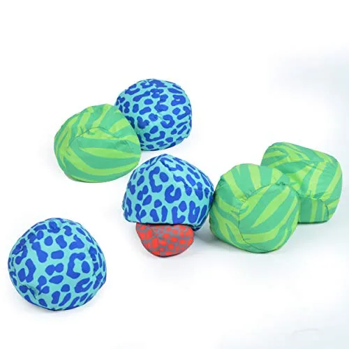 Ocean5 Spiel Soft Boccia Extreme Boule - Familienspiel in Blau - Boccia & Boule für Outdoor-Spaß, ideal für die ganze Familie und sicher unter elterlicher Aufsicht, empfohlen ab 3 Jahren.