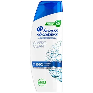 head&shoulders CLASSIC CLEAN Shampoo 300 ml - Shampoo für schuppenfreies, gesundes Haar mit Mikrobiomschutzformel. Sanfte Reinigung und Pflege für die Kopfhaut, ideal für den täglichen Gebrauch.