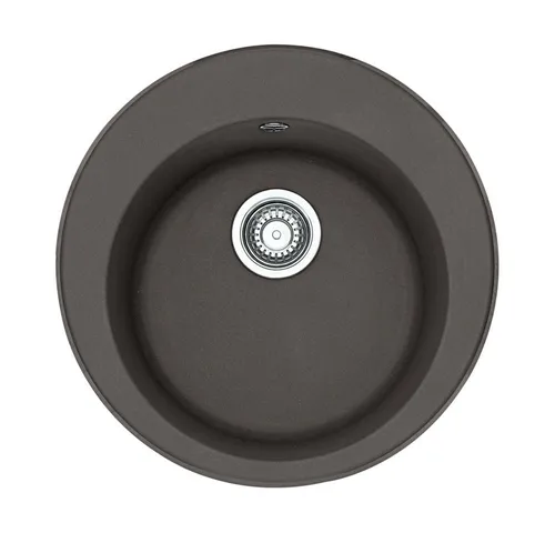 FRANKE Granitspüle Pamira ROG 610-41 - Hochwertige Fragranitspüle mit klassischem Rundbecken, ideal für kleine Küchen. Robuste Oberfläche und zeitloses Design für eine stilvolle Küchenumgebung.