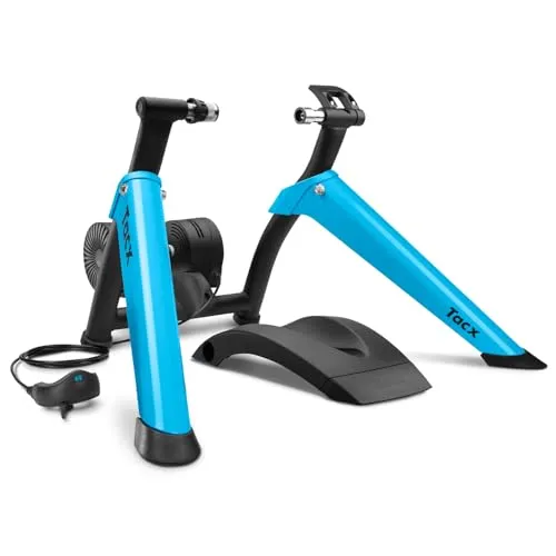 Tacx Boost – Indoor-Trainer mit starker Magnetbremse - Rollentrainer für Erwachsene, faltbar und leicht, bietet ein realistisches Fahrgefühl für Radsportler. Ideal für Anfänger, mit rutschfesten Füßen für sicheren Halt.