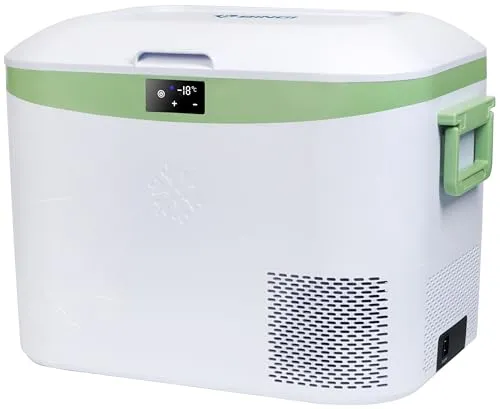 BINGI Kompressor Kühlbox 18L - Tragbarer Auto-Kühlschrank - Mini-Kühlschränke mit hocheffizientem DC-Inverter-Kompressor für schnelle Kühlung bis -18°C, ideal für Auto, Camping und Zuhause.