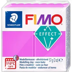 FIMO EFFECT Modelliermasse ofenhärtend neonlila 57 g - Lila