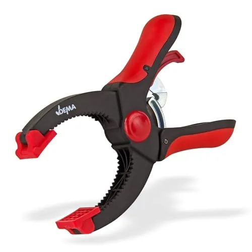 DEMA Leimzwinge 170 mm – Spannzwinge, Klemmzwinge, Ratschenzwinge, Einhandzwinge, Klemmhalter für präzises Fixieren