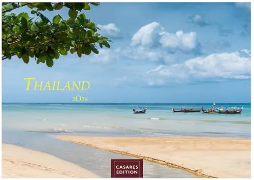 Thailand Kalender 2026 24x35cm - Hochwertiger Wandkalender für 2026 von der beeindruckenden Schönheit des Landes