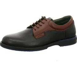 Galizio Torresi Schnürschuh - Handwerkskunst und Eleganz - Halbschuhe mit einzigartigem Design aus schwarzem und braunem Glattleder, herausnehmbarem Fußbett und gepolstertem Schaft für ultimativen Tragekomfort. Jedes Paar ist ein Unikat, Made in Italy.